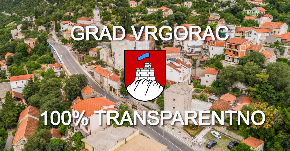 Otvoreni i transparentni grad Vrgorac