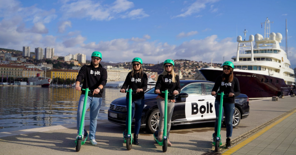 Bolt romobili službeno vozilo cITy Upgrade 2021 konferencije