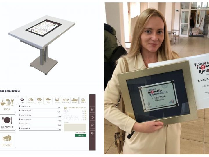 Taborder – pametni stol za beskontaktne narudžbe