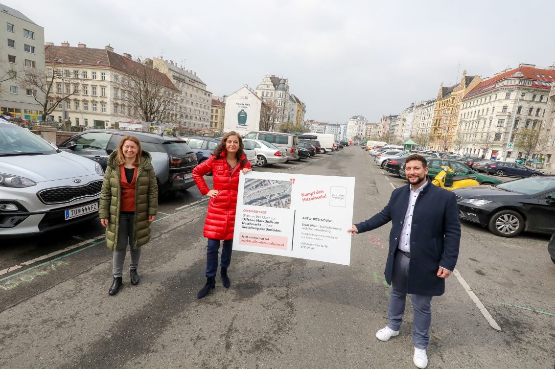 Parkiralište pored omiljene bečke tržnice postaje zelena oaza