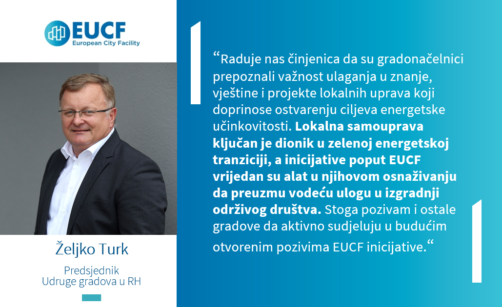 Treći poziv EUCF inicijative gradovima – prijavite se za podršku u izradi investicija za energetsku tranziciju!