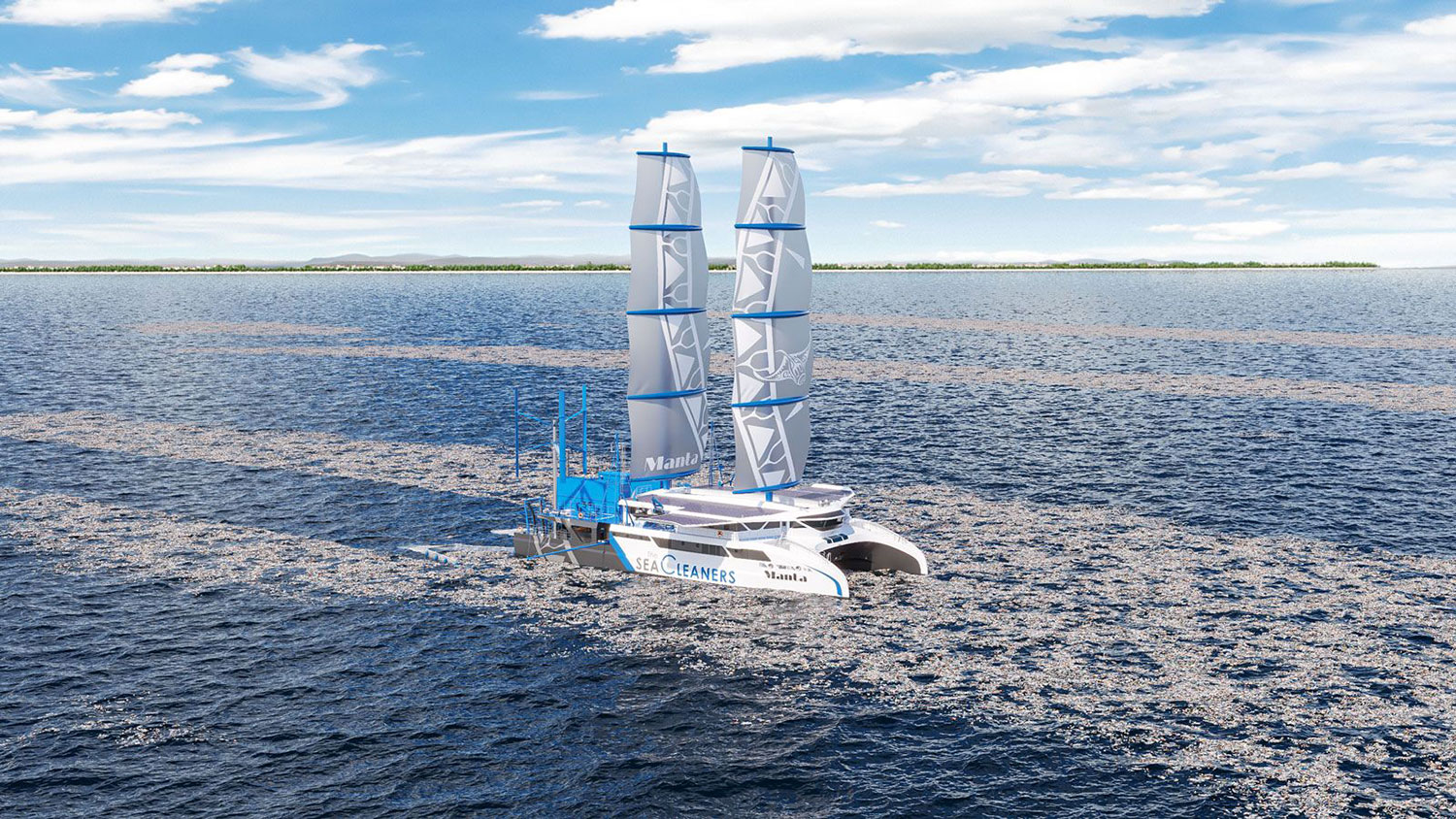 Predstavljen hibridni katamaran kojem je gorivo plutajuća plastika