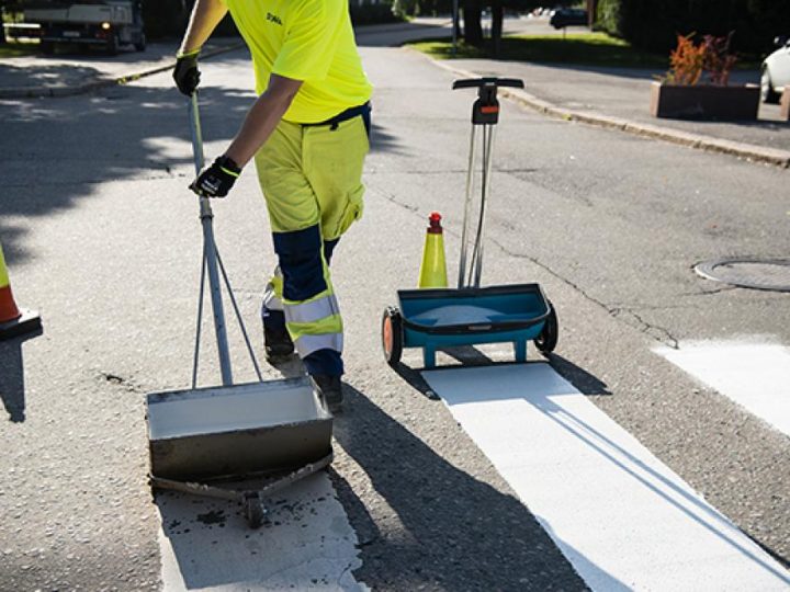 Helsinki koristi biorazgradivu smjesu za označavanje cesta