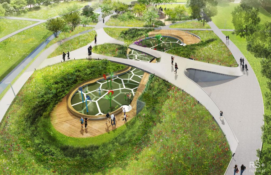 Zeleno i vodeno igralište budućnosti u poljskom gradu Tychy