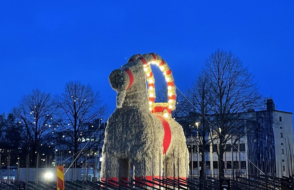 Koza Gävle: neobično božićno uzbuđenje u Švedskoj