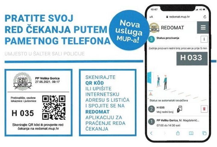 Krenula je primjena aplikacije za redomat MUP-a