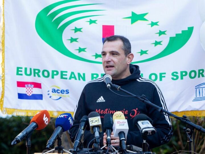 Podizanjem zastave međimurski sportaši i sportašice obilježili početak obnašanja titule „Međimurje – Europska regija sporta 2022“