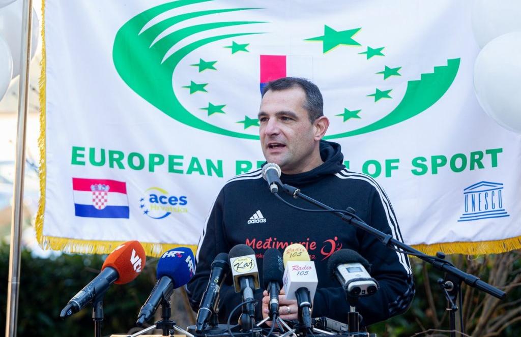 Podizanjem zastave međimurski sportaši i sportašice obilježili početak obnašanja titule „Međimurje – Europska regija sporta 2022“