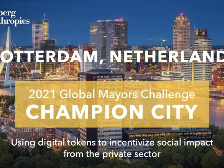 Rotterdam i Vilnius su pobijedili u Global Mayors Challenge i osvojili po milijun dolara