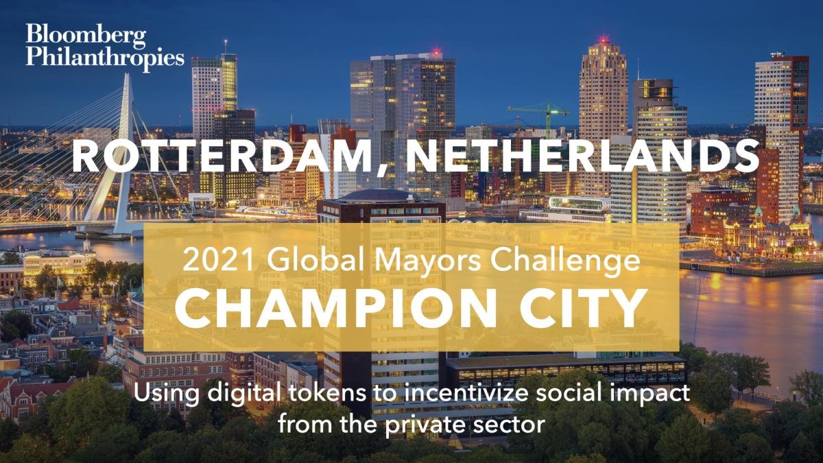 Rotterdam i Vilnius su pobijedili u Global Mayors Challenge i osvojili po milijun dolara