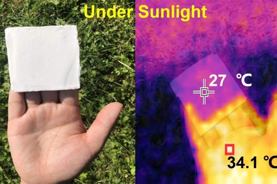 Nova bijela pjena na bazi drveta drastično hladi pregrijane stambene i poslovne objekte