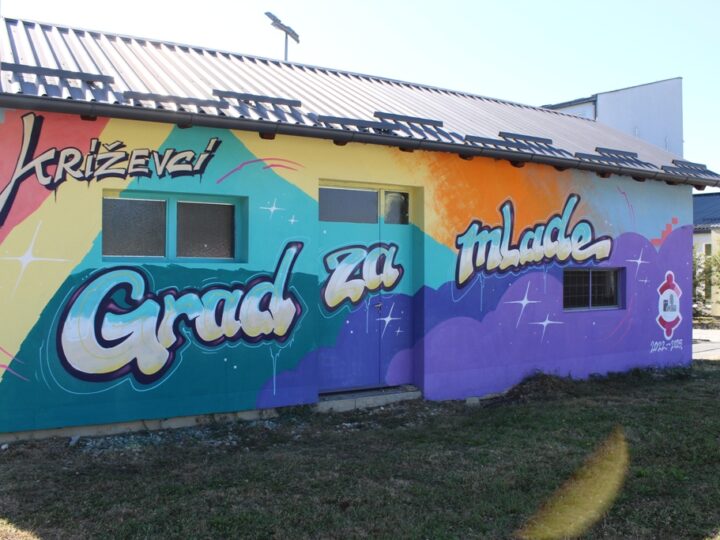 Kod skate parka u Križevcima oslikan grafit „Grad za mlade“