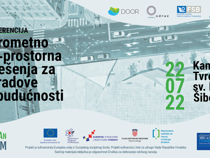 ODRAZ poziva na konferenciju “Prometno-prostorna rješenja za gradove budućnosti” u Šibeniku