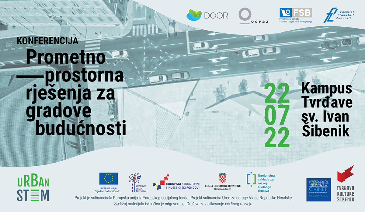 ODRAZ poziva na konferenciju “Prometno-prostorna rješenja za gradove budućnosti” u Šibeniku