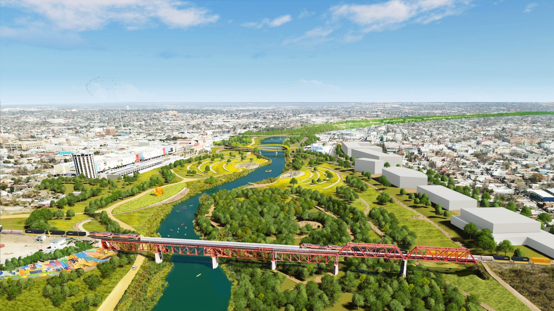 Umjesto Trumpovog zida na granici s Meksikom nastaje novi zeleno-plavi riječni park!