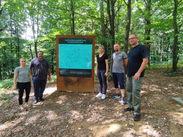 Radovi na projektu uređenja poučne staze “Crkveni jarak” na Moslavačkoj gori bliže se samom kraju