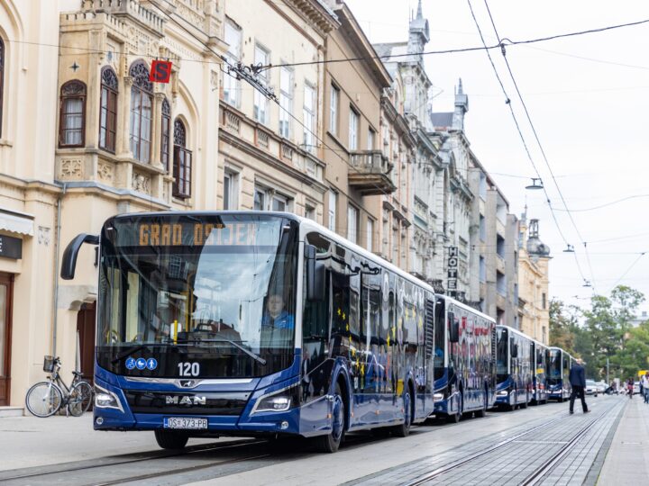 Osječani dobili nove niskopodne autobuse