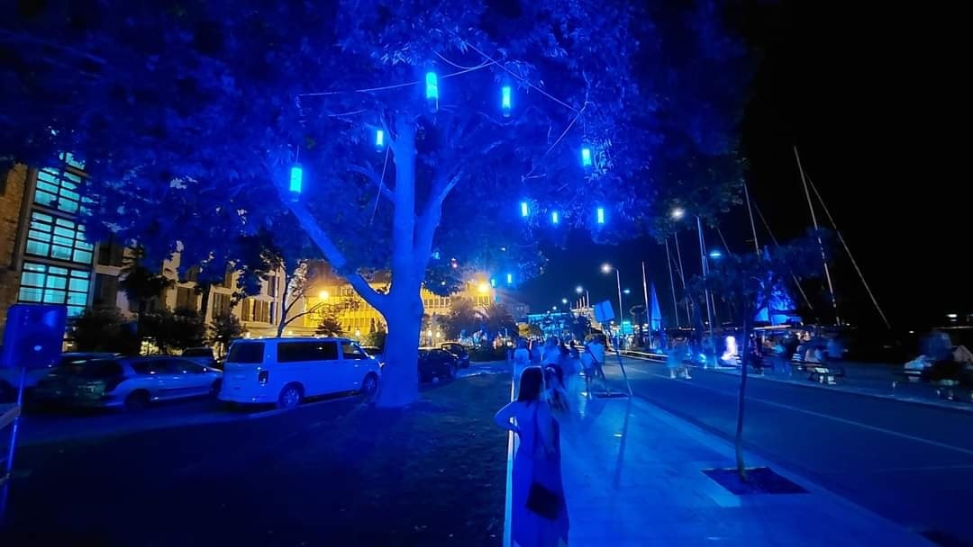 “Plavo stablo” bilo je jedan od simbola manifestacije “Light is Life” u Šibeniku