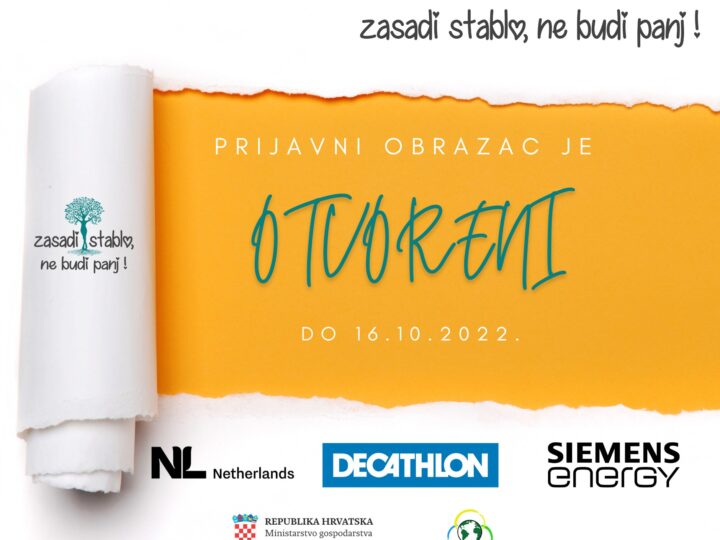 ZASADI STABLO, NE BUDI PANJ: Prijavni obrazac za kampanju sadnje drveća je otvoren!