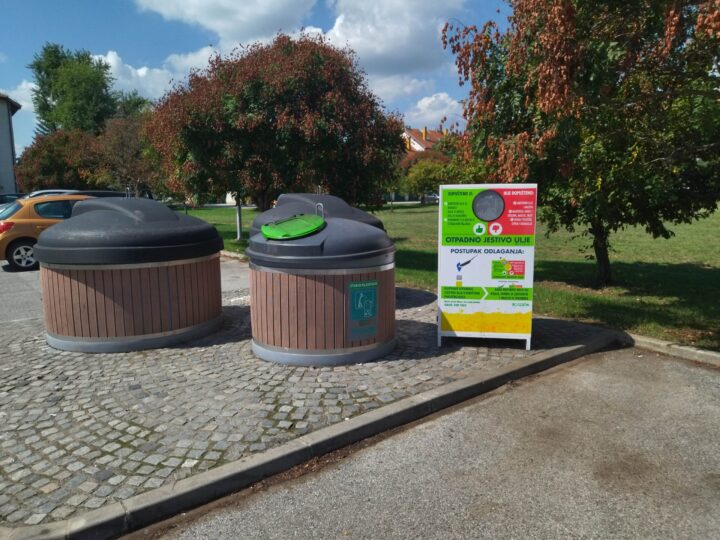 Na tri lokacije diljem Čakovca postavljeni spremnici za odlaganje otpadnog jestivog ulja