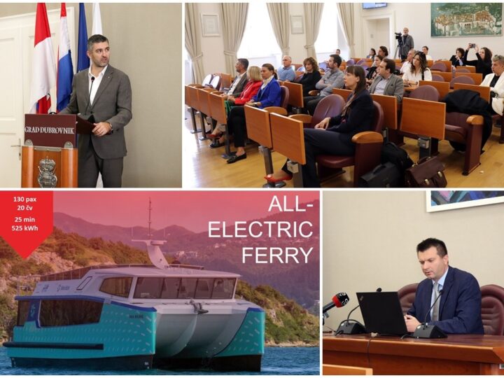 U Dubrovniku je predstavljena studija izvodljivosti o uvođenju električnih brodova prema Elafitskim otocima