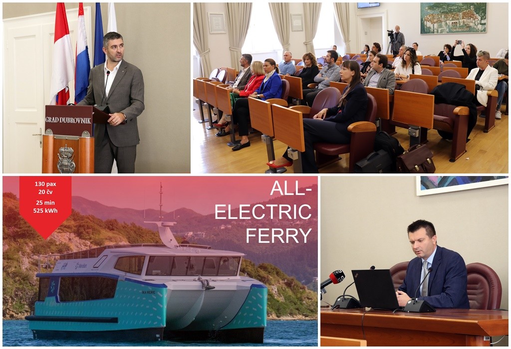 U Dubrovniku je predstavljena studija izvodljivosti o uvođenju električnih brodova prema Elafitskim otocima