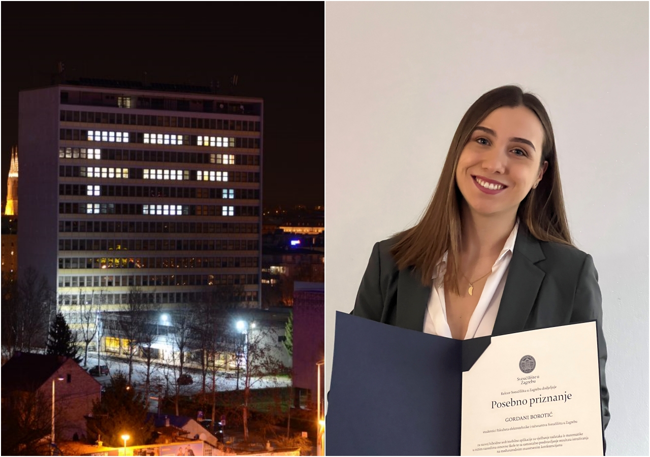 Gordana je jedna od najboljih studentica FER-a: Osmislila je aplikaciju za učenje i za to dobila veliko priznanje