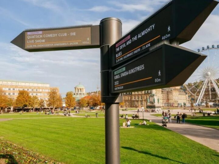 Pametni digitalni znakovi upućuju na najcool događaje u Stuttgartu