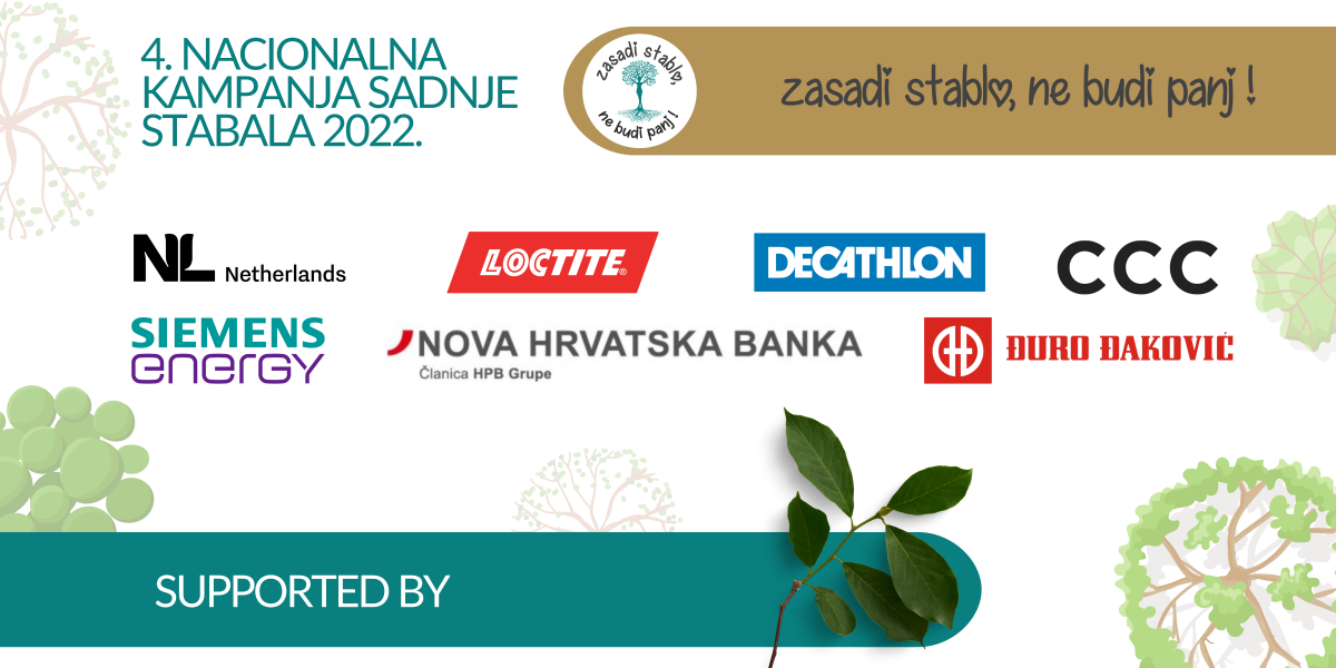 Nacionalna kampanja sadnje stabala u Hrvatskoj danas je službeno započela!