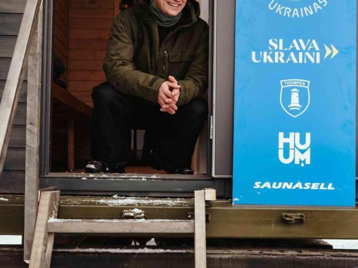Estonija mobilnom saunom podiže moral ukrajinskih vojnika