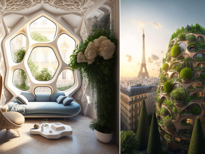 Uz pomoć AI tehnologije poznati arhitekt Vincent Callebaut zamišlja zeleni Pariz koji diše punim plućima