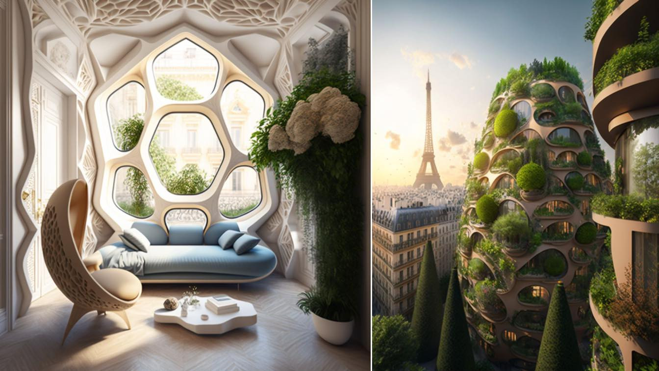 Uz pomoć AI tehnologije poznati arhitekt Vincent Callebaut zamišlja zeleni Pariz koji diše punim plućima