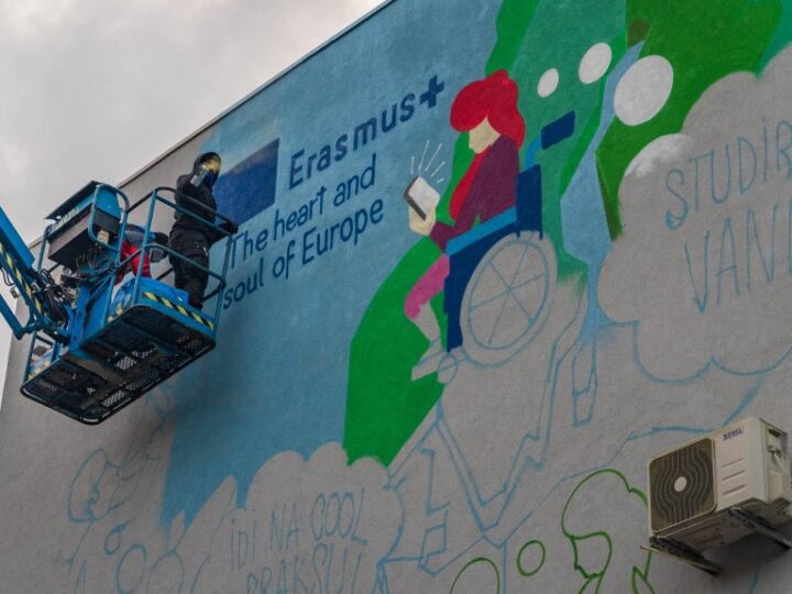 Erasmus+ muralom u Osijeku zaključuje se Europska godina mladih, a otvara Europska godina vještina