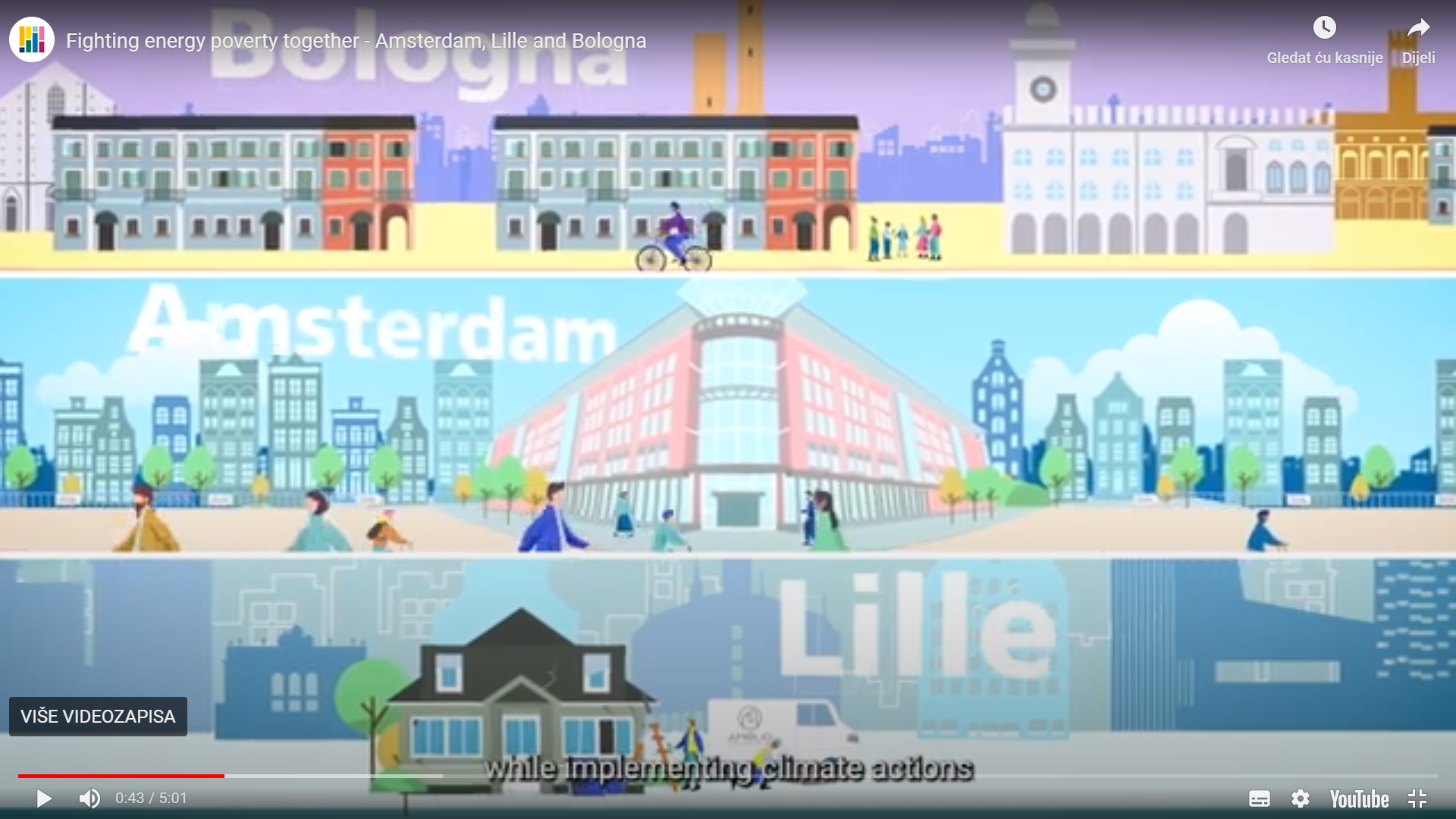Amsterdam, Lille i Bologna bore se protiv energetskog siromaštva