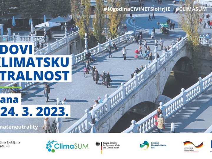 Otvorene prijave za konferenciju “Gradovi za klimatsku neutralnost” u Ljubljani!