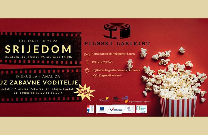 Besplatne radionice medijskog, filmskog, informatičkog i informacijskog opismenjavanja starijih od 54