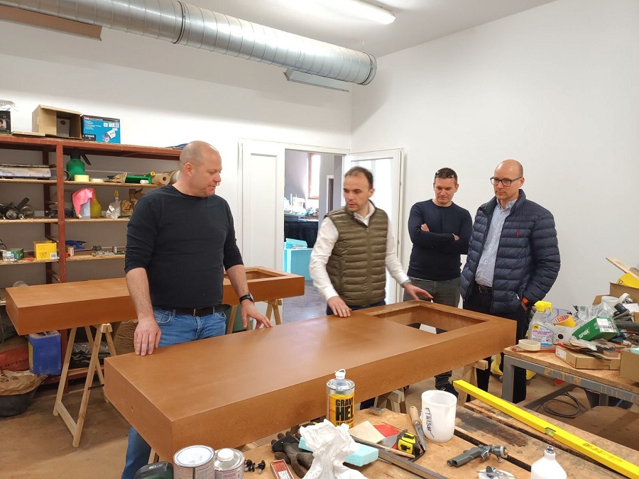 Mlada porečka tvrtka Evoluta proizvodi inovativni beton