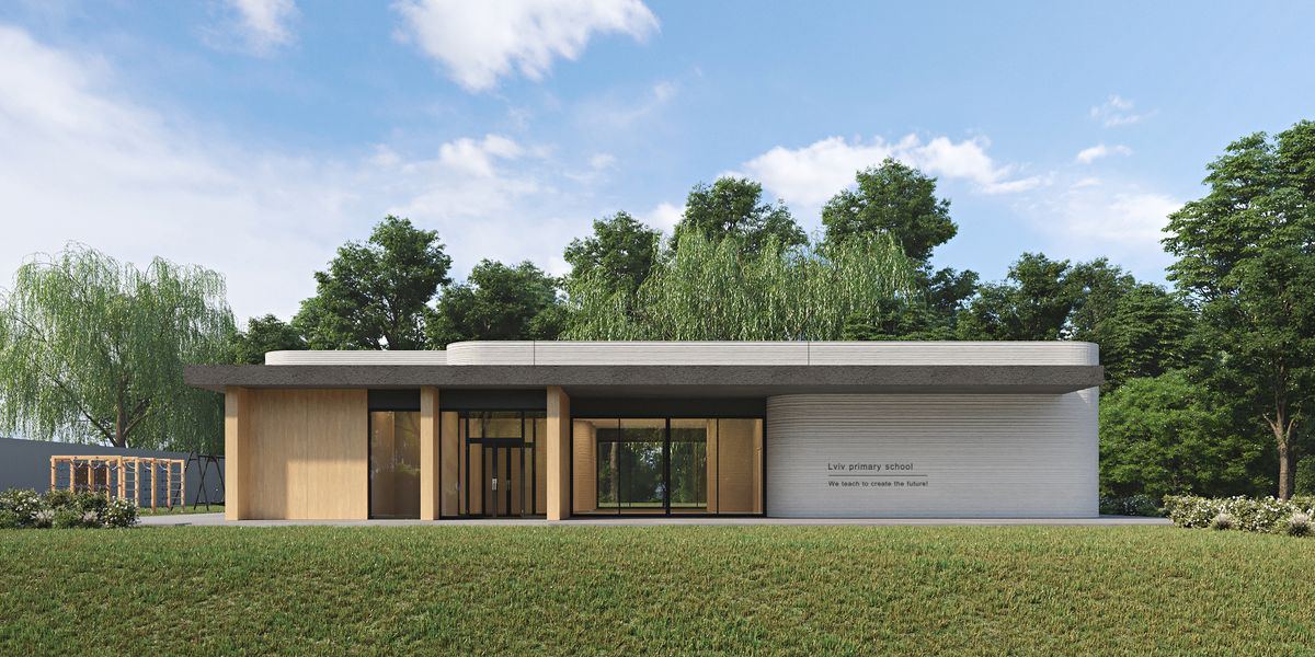 3D ispis je korišten za izgradnju škole u ukrajinskom gradu Lavovu
