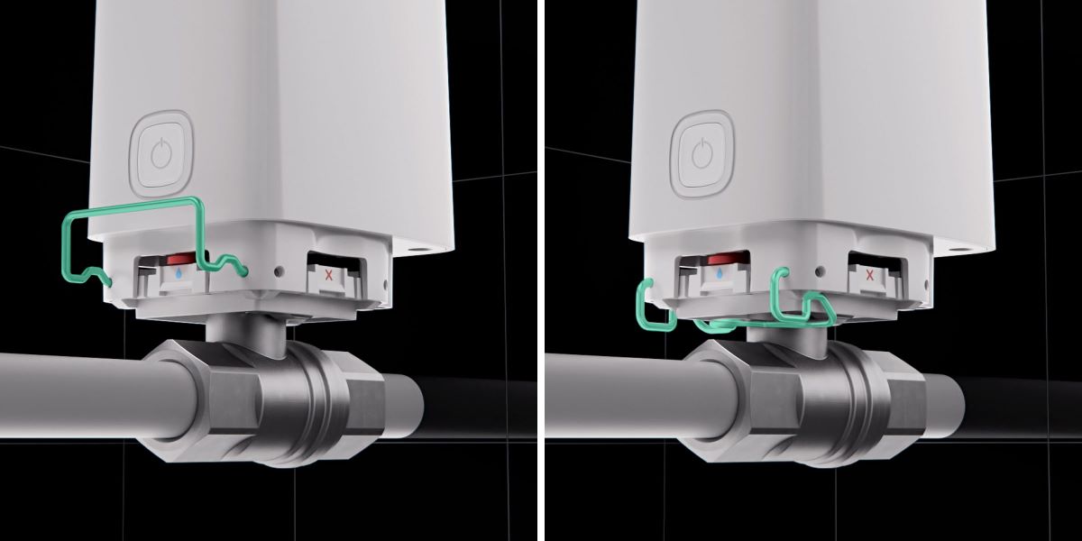 Ajax Systems WaterStop ventil za zatvaranje vode s daljinskim upravljanjem