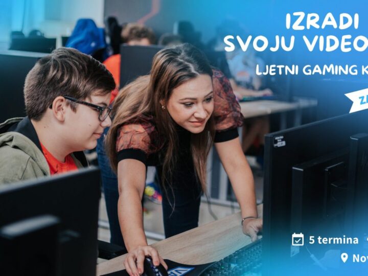 Ljetni gaming kamp za djecu u srpnju i kolovozu