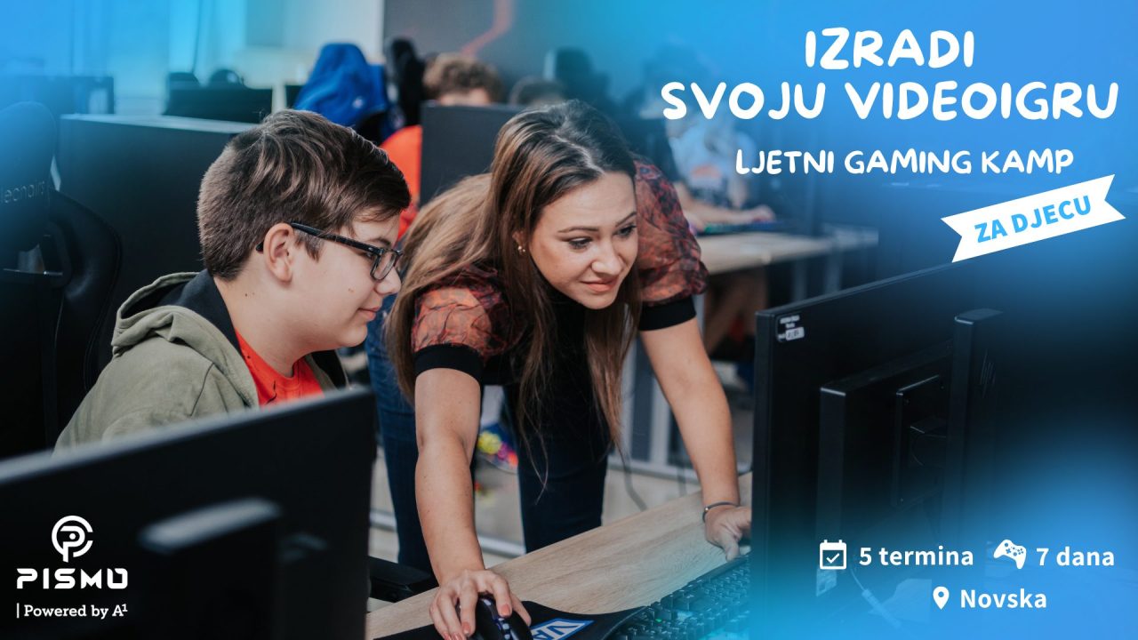 Ljetni gaming kamp za djecu u srpnju i kolovozu
