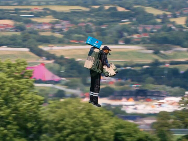 Domino’s je koristio jetpack za dostavu pizze na glazbenom festivalu