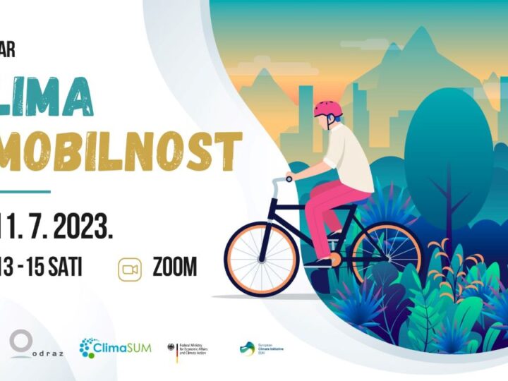 Poziv na webinar “Klima i mobilnost”