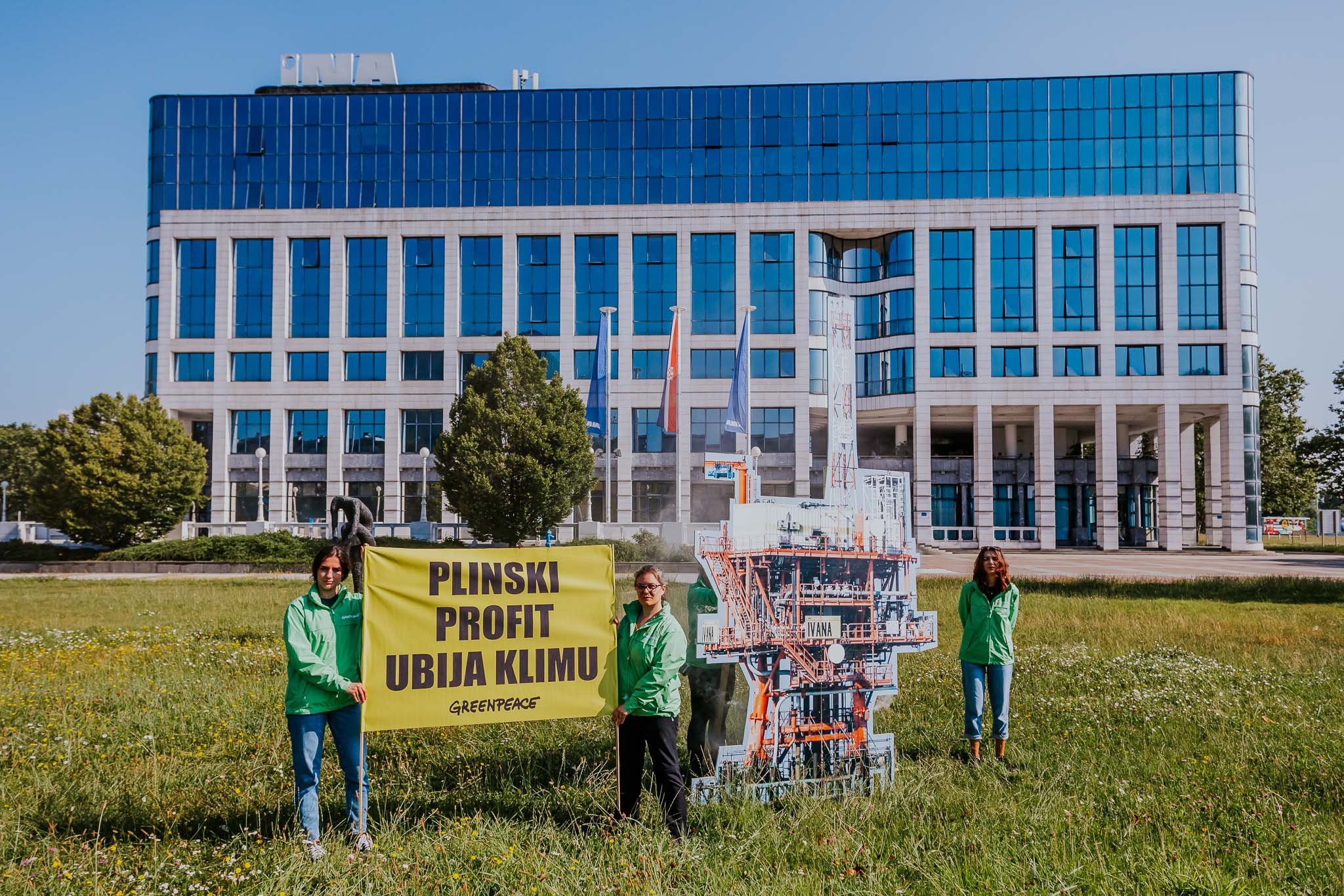 Greenpeace INA-i i Vladi: Preuzmite odgovornost za emisije klimatskog ubojice metana!