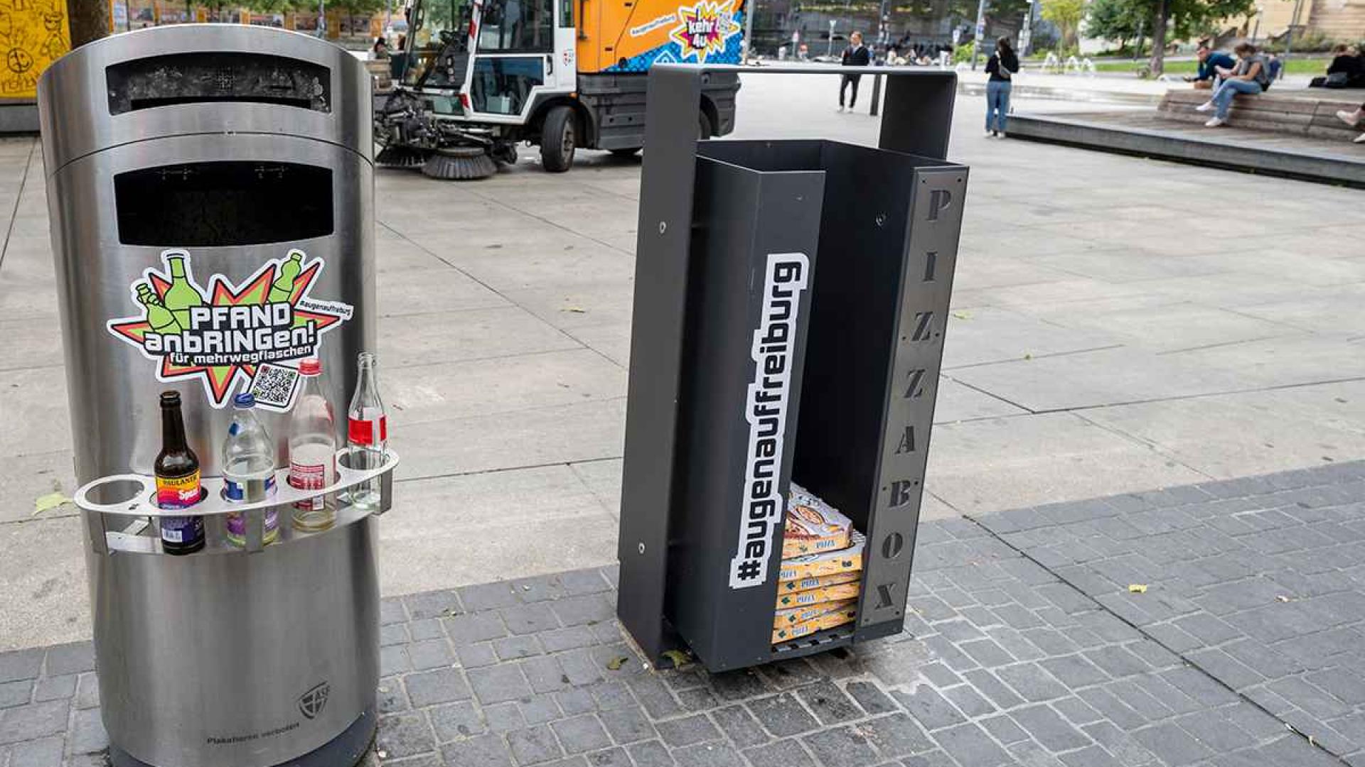 Freiburg postavlja posebne kante za smeće za kutije za pizzu