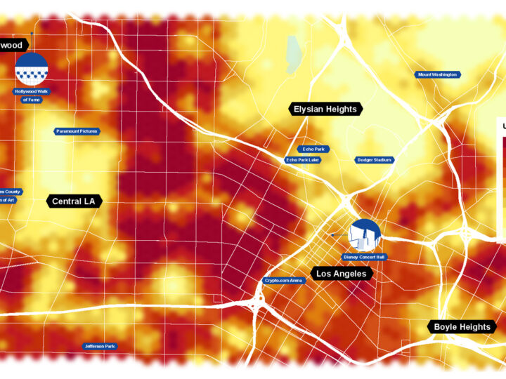 Većina ekstremnih vrućih točaka na urbanim toplinskim otocima otkrivena je u ovoj studiji