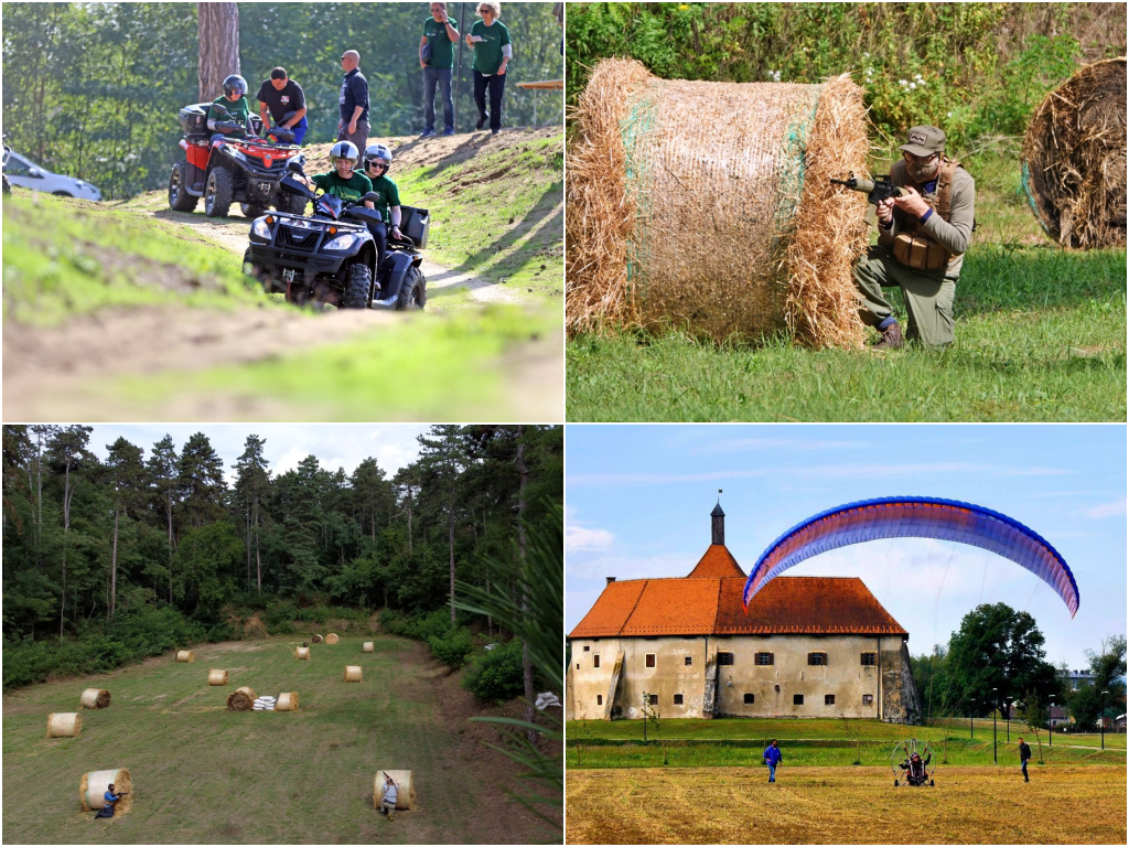 Bogat sadržaj Podravina Adventure dana: posjetitelji uživali u vožnji quadovima, airsoftu i paraglidingu