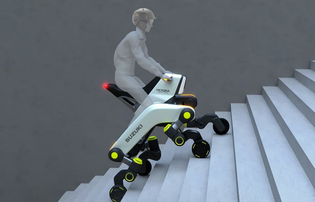 Suzukijev bizarni quad se penje stepenicama