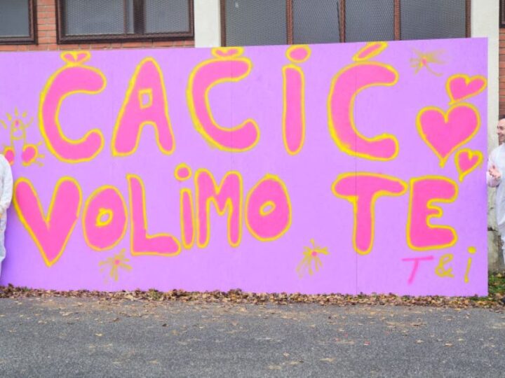 Kerekeši prikupili milijun eura za Kulturni centar pa napravili grafit ‘Čačić, volimo te’