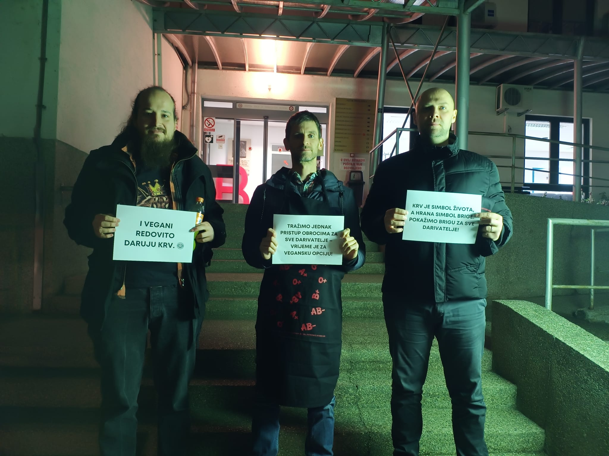 Pokrenuta inicijativa za uvođenje opcije veganskih obroka u menzu Hrvatskog zavoda za transfuzijsku medicinu